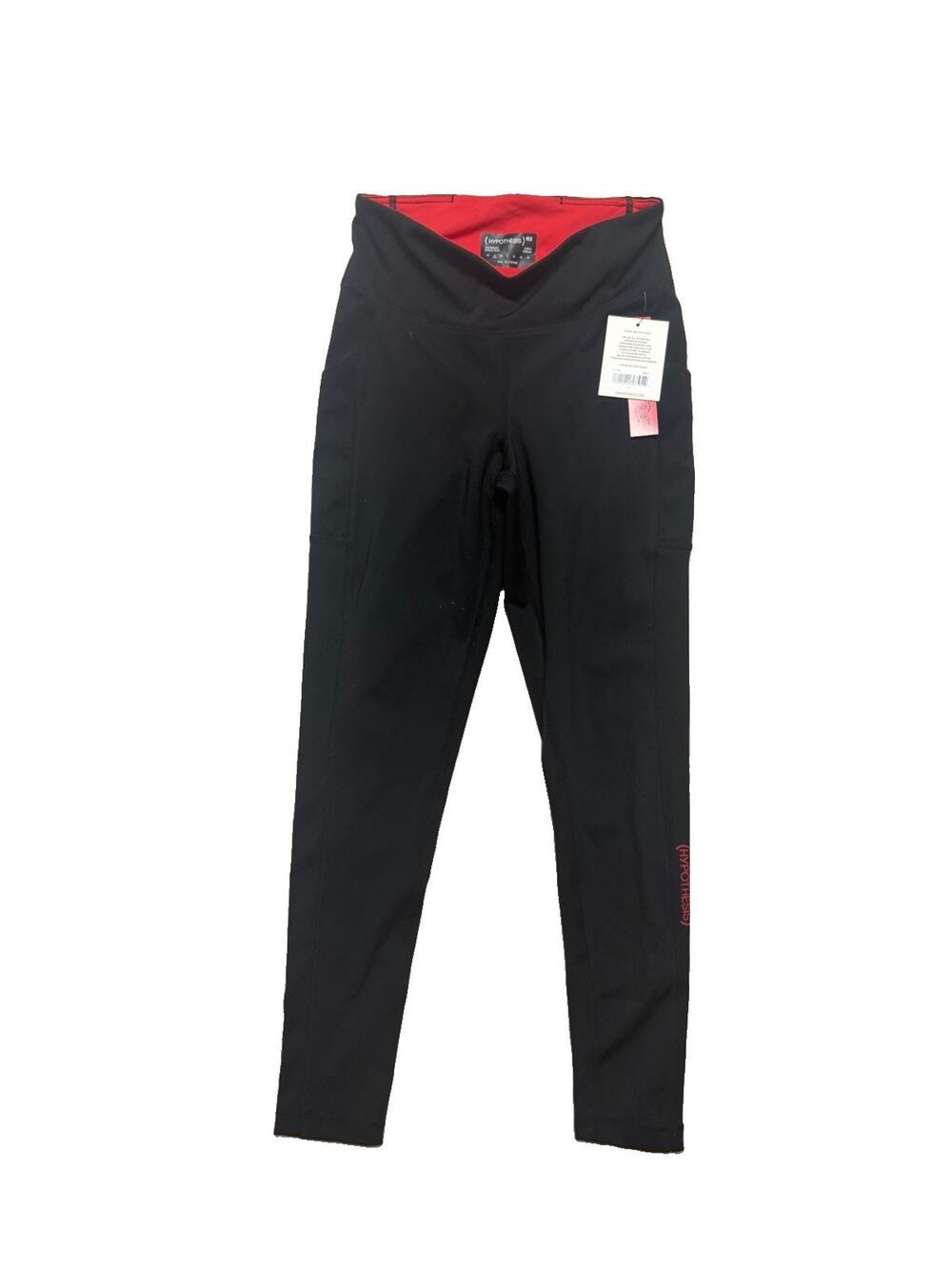 WOMENS NWT HYPOTHESIS PERFORMANCE MEDICAL WEAR BLACK LEGGINGS SIZE SMALL (AF15)